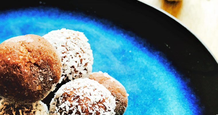 Coconut chocolate energy balls – gluten, wheat, dairy and refined sugar free