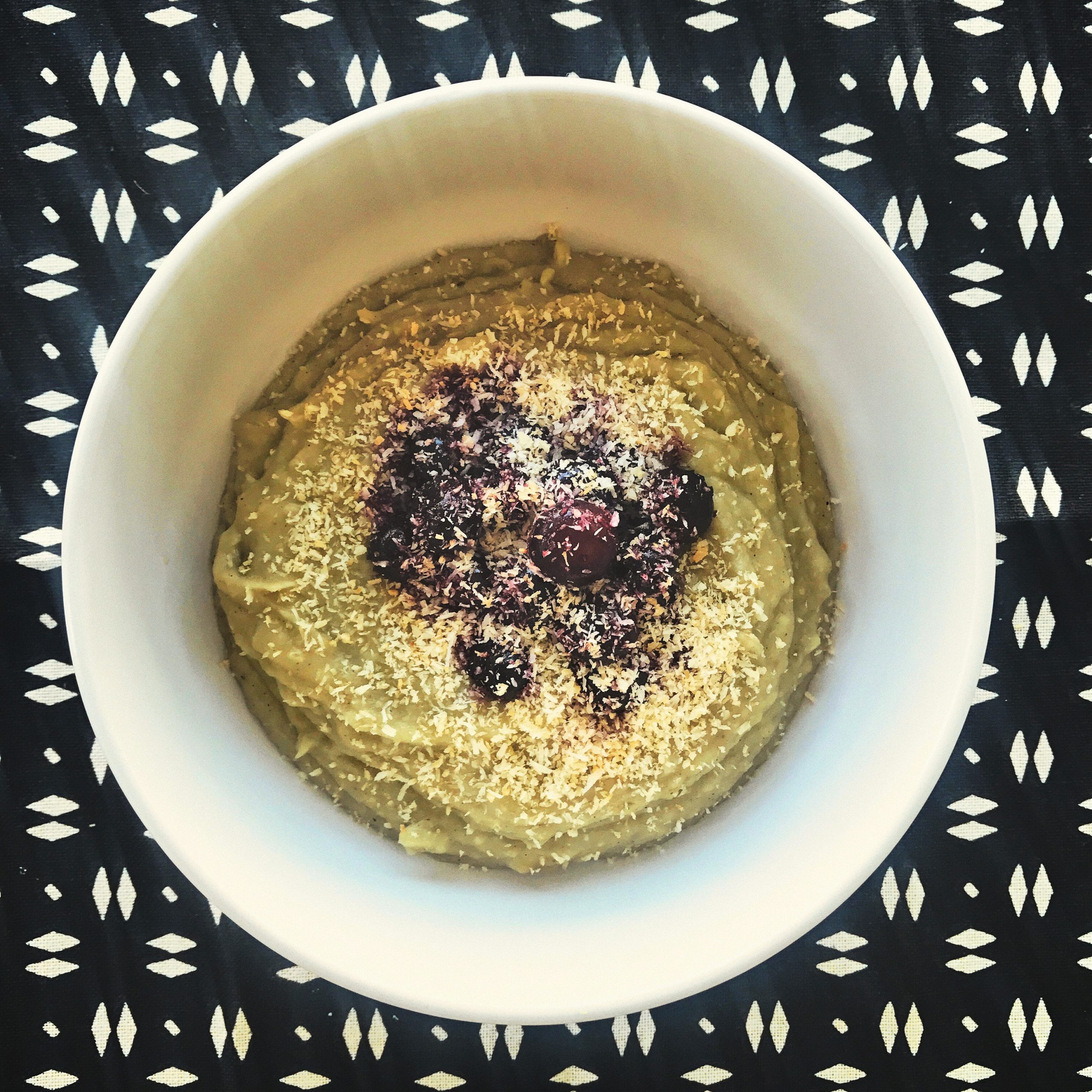 Sweet potato and coconut breakfast porridge – gluten, wheat, dairy and refined sugar free